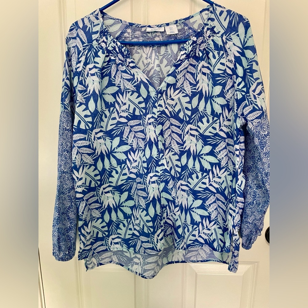 Sigrid Olsen Women’s Small Linen blouse